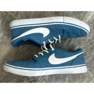 Men’s Nike SB Portmore II Solar CNVS Premium Sneakers Blue Size 7